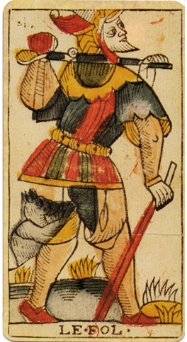 Le Fou ou le Mat est la seule carte du Tarot de Marseille qui n'a pas de numéro.  